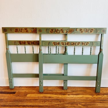 Vintage Hitchcock Twin Headboard Pair