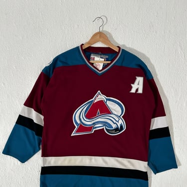 Peters Forsberg Colorado Avalanches NHL Hockey Jersey Sz. L