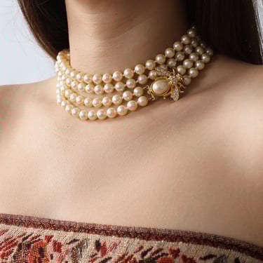 Vintage Joan Rivers Double Strand Necklace