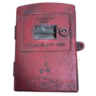 Cast Iron Type 774-M Fire Alarm Call Signal Indicator Box by ADT 