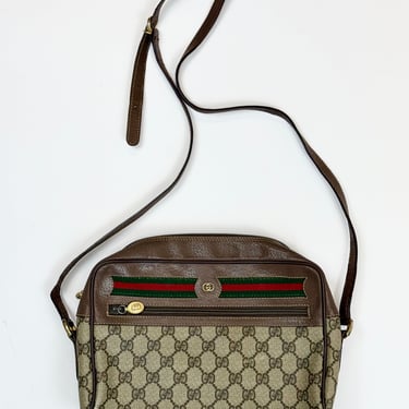 Brown Gucci monogram Ophidia Crossbody Bag