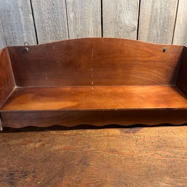 Vintage Shelf with Light 24.675” x 10” x 7.25”