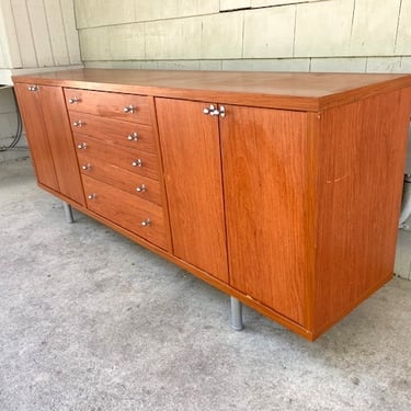 Midcentury Style Server Credenza by Ikea