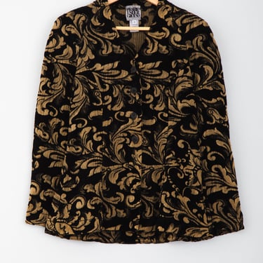 Brocade Fontaine in Gold / Black