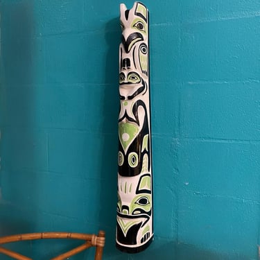 Vintage Ceramic Tlinglet Totem Pole 