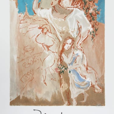 Pablo Picasso, Etude de Personnages (Etude pour Composition: Les Paysans), Lithograph 