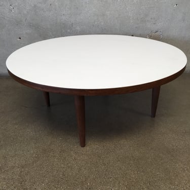 Mid Century Modern Circle Coffee Table