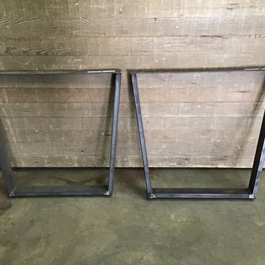 Custom Steel Trapezoid Dining Table Legs (Tacoma)