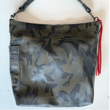 by elke Camo Hobo Bag