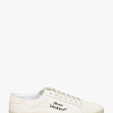 Saint Laurent Men Saint Laurent White Sneakers