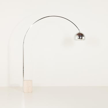 Italian mid century arc lamp in Castiglioni style, 1970s 