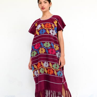 Hand Woven Mexican Huipil Dress 