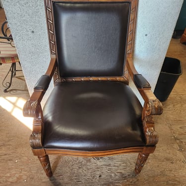 Regal Leather Armchair 29