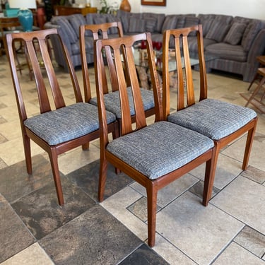 Mid Century Teak Dining Chairs by Nathan Furniture
