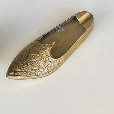 Brass Shoe Personal Ashtray