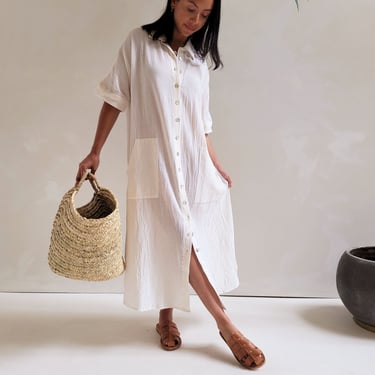 Sile Organic Cotton Shirt Dress