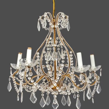Continental Neoclassical Style Crystal Chandelier