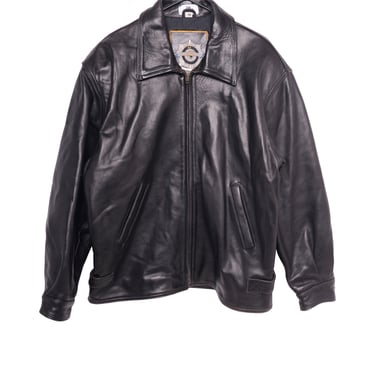 1990s Leather Bomber Jacket