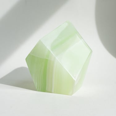 Large Green Mint Calcite Crystal