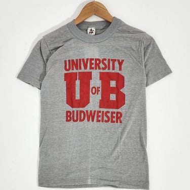 Vintage 1980s University of Budweiser T-Shirt Sz. S