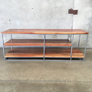 Metal And Wood Media Console