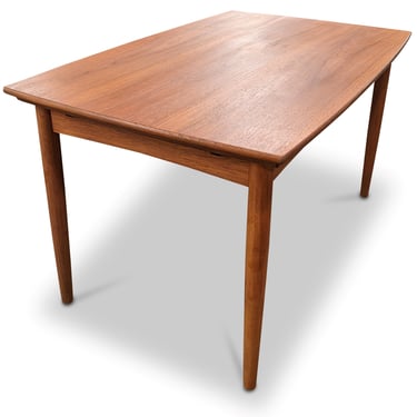 Teak Dining Table W Two Leaves - 122201