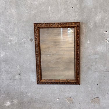 Mid Century Giltwood Mirror - Some Loss Of Gilt Trim At Bottom