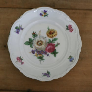 vintage amzo dessert plates mariechen pattern made in germany 