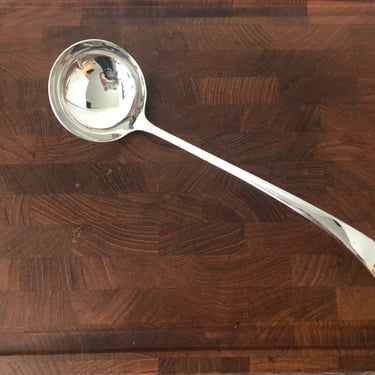 Vintage 10" Sheffield Silver plate Solid Buffet Serving Spoon 