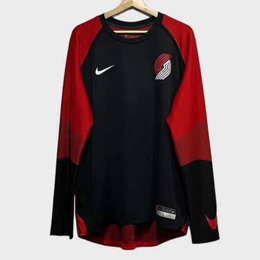 Portland Trail Blazers 2018/19 Game Worn Warmup Shirt XL