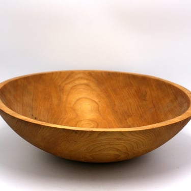 vintage wooden salad bowl 