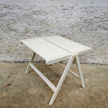 Vintage Folding Table/ White Wooden Table / Mid Century Rex Table / Vintage Furniture / Design Niko Kralj / Stol Kamnik Yugoslavia / 60s 