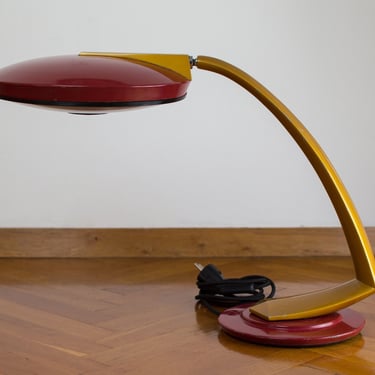 Fase Boomerang 2000 Lamp | Mid-century Modern Office Desk Table Light | Spanish Space Age Design |  60's Adjustable Metal Lamp Vintage 1960s 