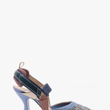 Fendi Women Fendi Blue Pumps