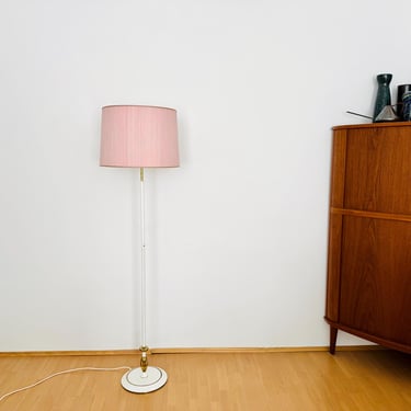 Mid-Century Modern Brass Floor Lamp by Vereinigte Werkstätten Munich | 1950s 