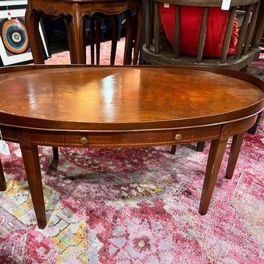 Mahogany inlay coffee table with a drawer
38.6” x 20” x 17”
Call 202-232-8171 to purchase