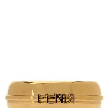 Fendi Woman Gold Metal Fendigraphy Bracelet