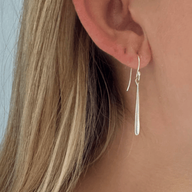 Philippa Roberts | Small Needle Earrings Silver