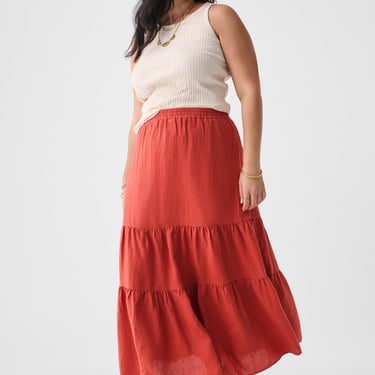 Cala Linen Skirt Tandori Spice