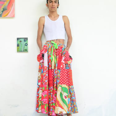 Patchwork Skirt. Les Jesus Prairie Skirt 