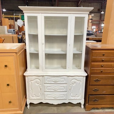 White Farmhouse China Cabinet