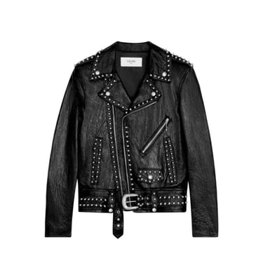 Celine Studded Leather Jacket Men