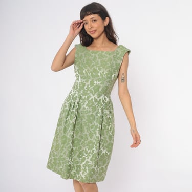 slim fit dress slacks Avelina Fit And Flare Midi Dress – VICI main image 0
