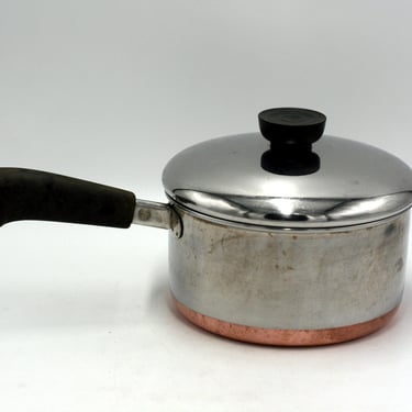 vintage Revere Ware 1.5 Quart Saucepan 