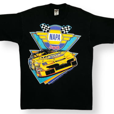 Vintage 1996 Napa 500 NASCAR Winston Cup Series Big Print Race Car Graphic T-Shirt Size XL 