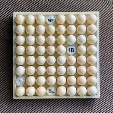 Rare Euroway Perpetual Calendar Bubble Vintage Plastic Italy Italian Design Egg Crate IDG Dome Wall Art Space Age Mid-Century 