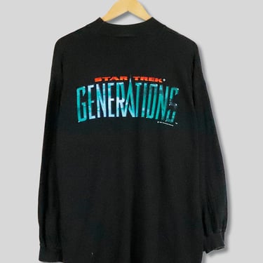Vintage 1995 Star Trek Generations Long Sleeve Shirt