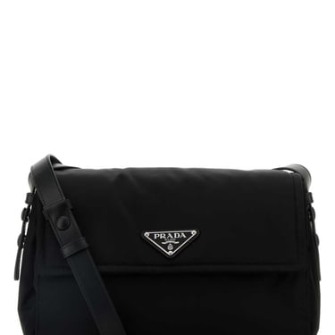 Prada Women Black Re-Nylon Crossbody Bag