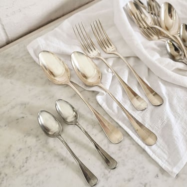 vintage french silverware set i