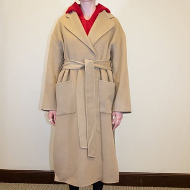 Dunst Handmade Cashmere Robe Coat - Camel on Garmentory